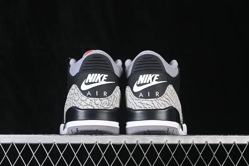 All categories Air Jordan Jordan series basketball shoes Air Jordan 3 LJR version Air Jordan 3 "Black Cement" AJ3 Jordan 3 first year black cement DN3707-010